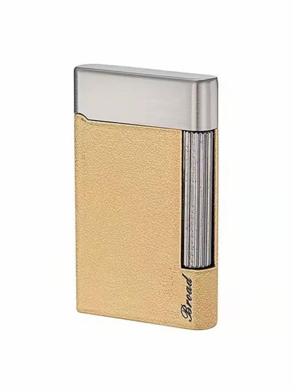 BROAD Classic Vintage Ping Sound Gas Lighter Grinding Wheel Metal Inflatable